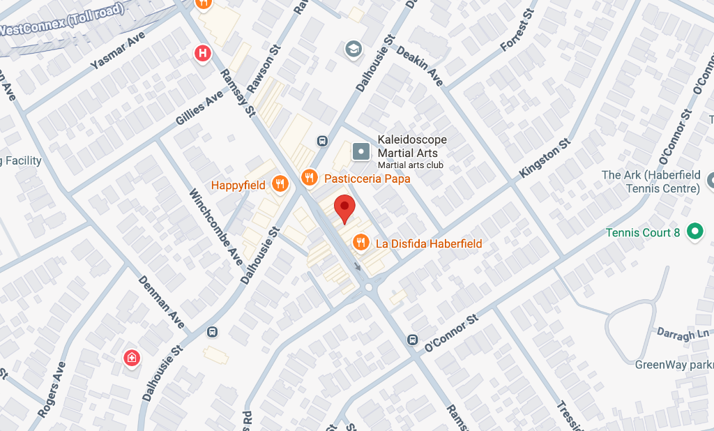 Map showing Nail And A location in Haberfield